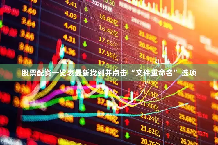 股票配资一览表最新找到并点击 “文件重命名” 选项